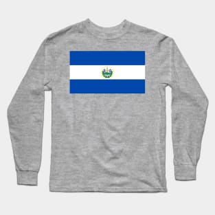 Flag of El Salvador Long Sleeve T-Shirt